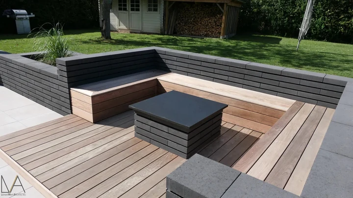 Moodul Black 30x9x60cm Zwart