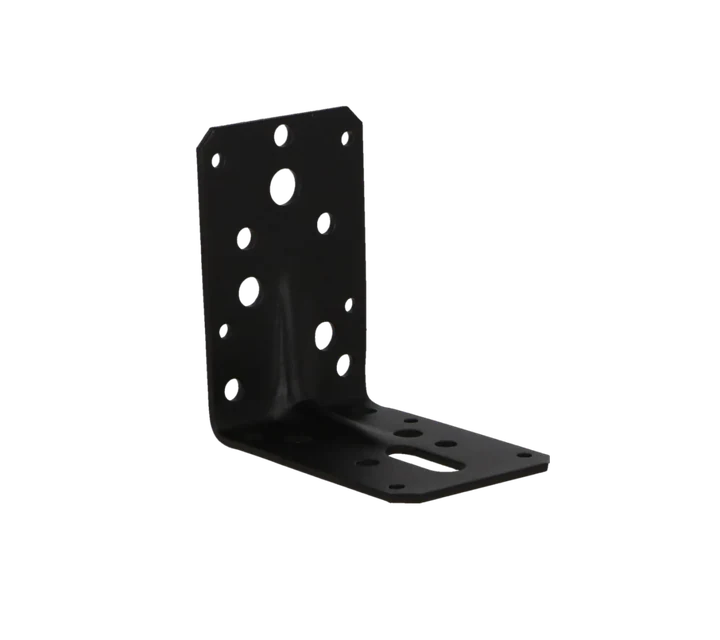 Hoekanker m/ril 90x90x60mm zwart TXT p/stuk