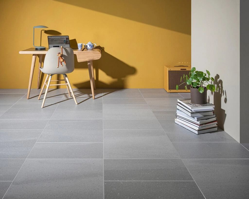 GeoCeramica® Solid 90x90x4cm Stone Grey