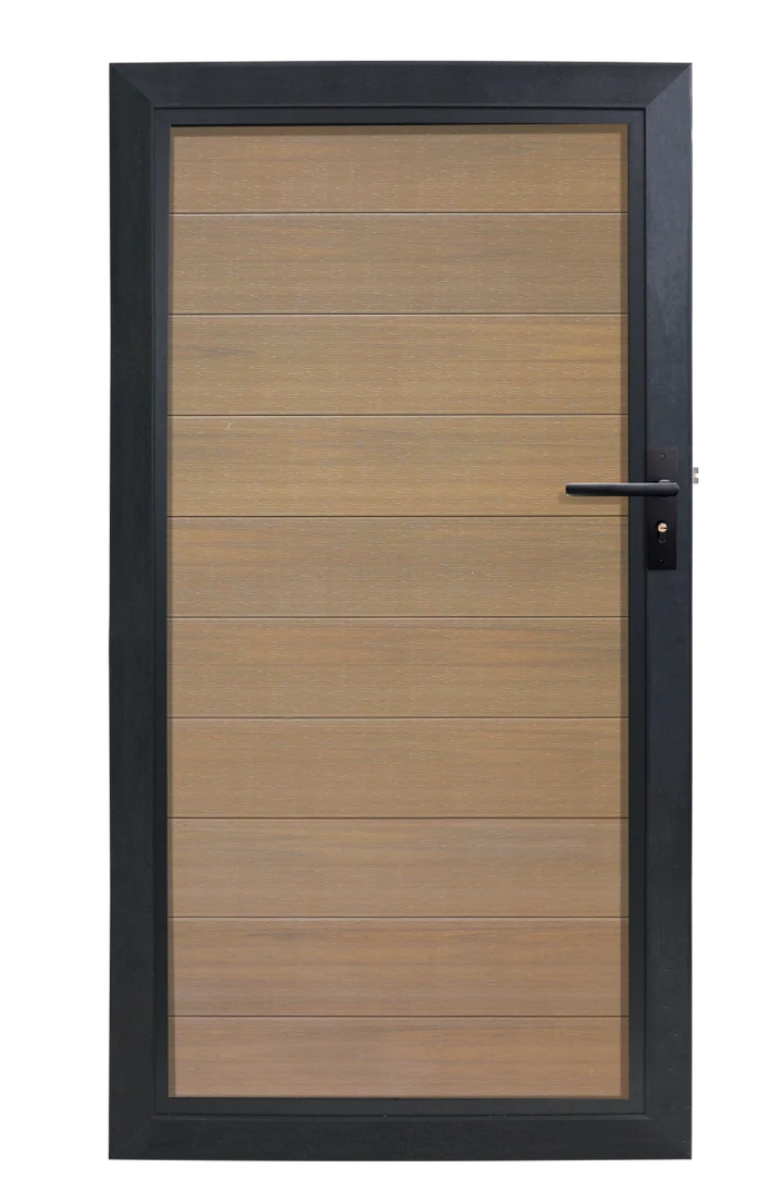 Composiet Tuindeur Teak