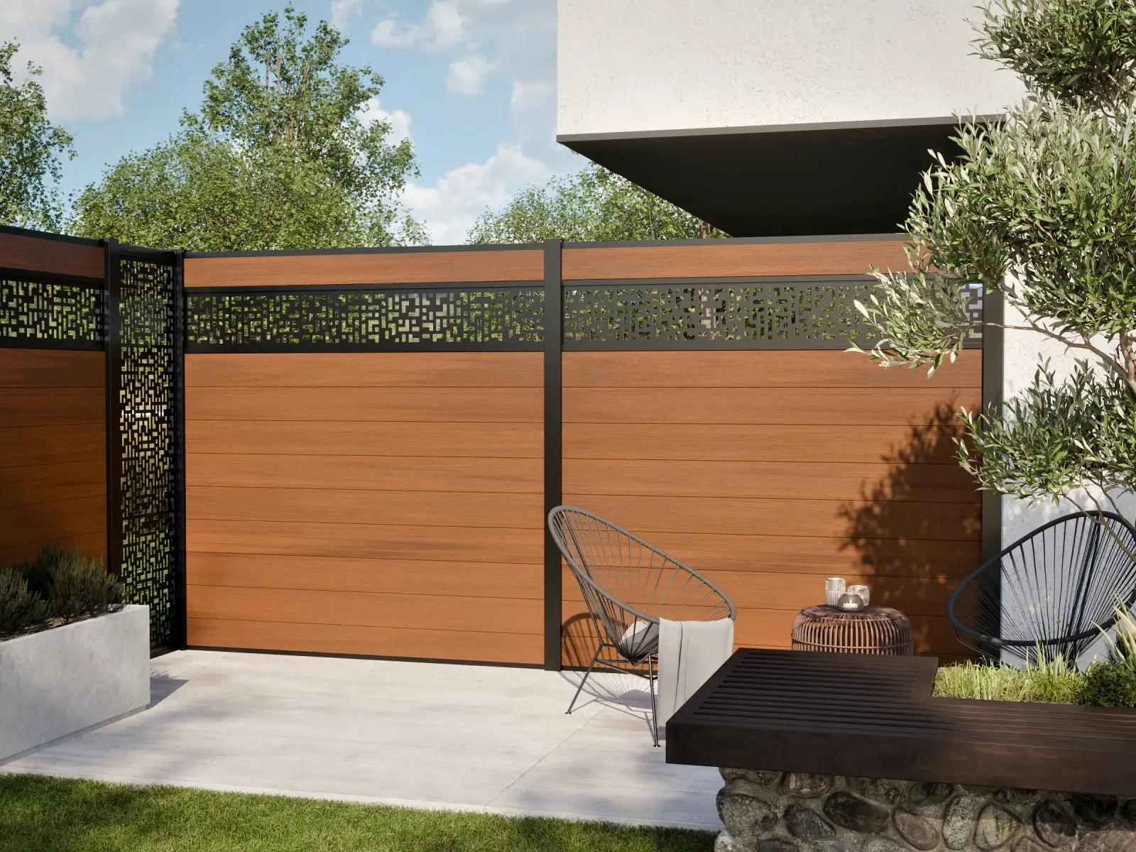 Boston Decopaneel Crios Verticaal 2x580mm 182cm RAL7016 58x0.2x182cm Antraciet