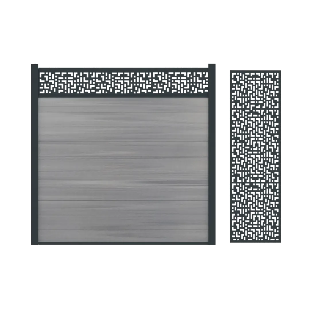Boston Decopaneel Crios Verticaal 2x580mm 182cm RAL7016 58x0.2x182cm