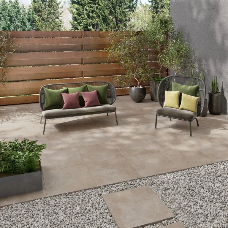 GeoCeramica® Framework Concrete 60x60x4cm Taupe
