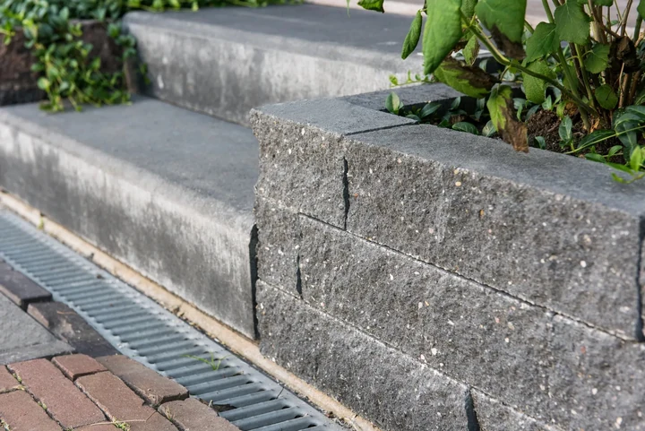Wallblock Split 40x10x10cm Antraciet