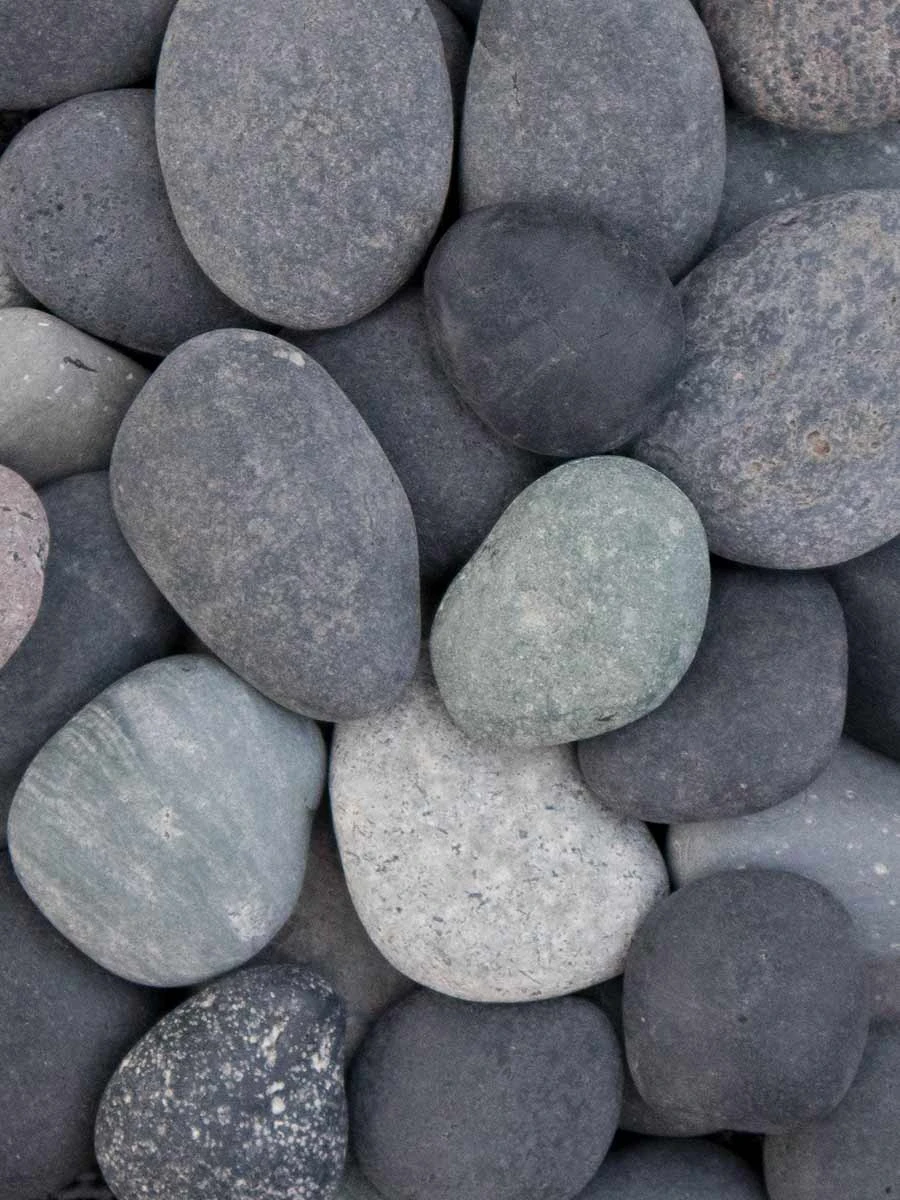Beach pebbles zwart 8/16mm