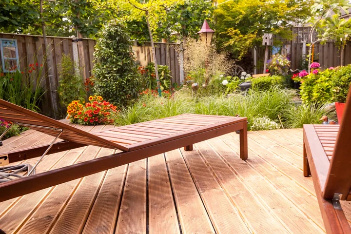 Vlonderdeel/dekdeel Douglas Gedroogd en Gescha. 2,8x14,5x400 14.5x2.8x400cm Hout
