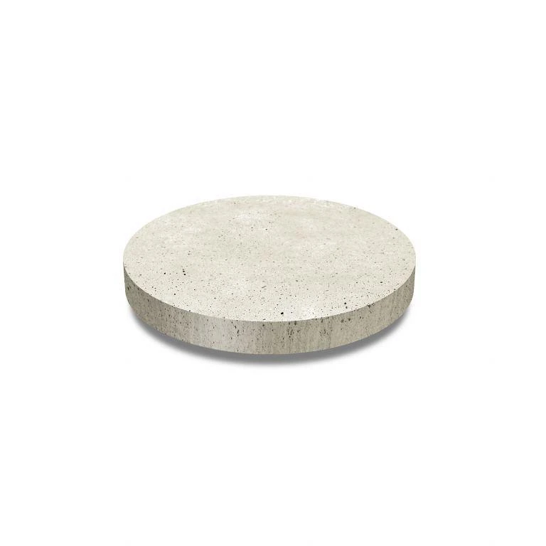 Oud hollandse tegel rond 60x60x7 crème ArtiStone betontegel