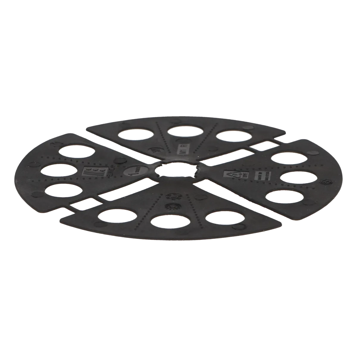 Rubber Verhoging Shim 1mm 0x0xcm Zwart