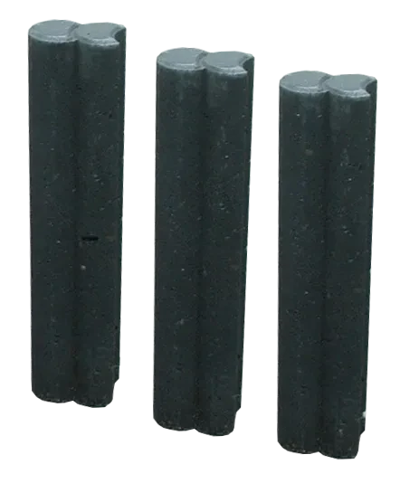 Duo Palissade o6 8,3x25x6cm Antraciet