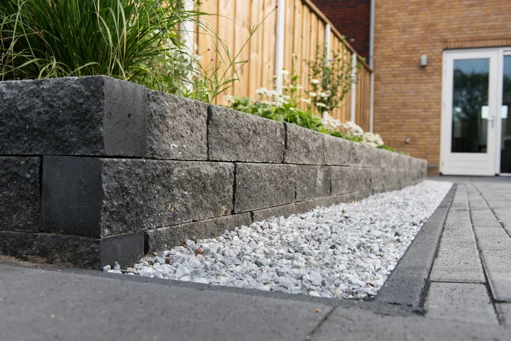 Wallblock Split 30x12x12cm Antraciet