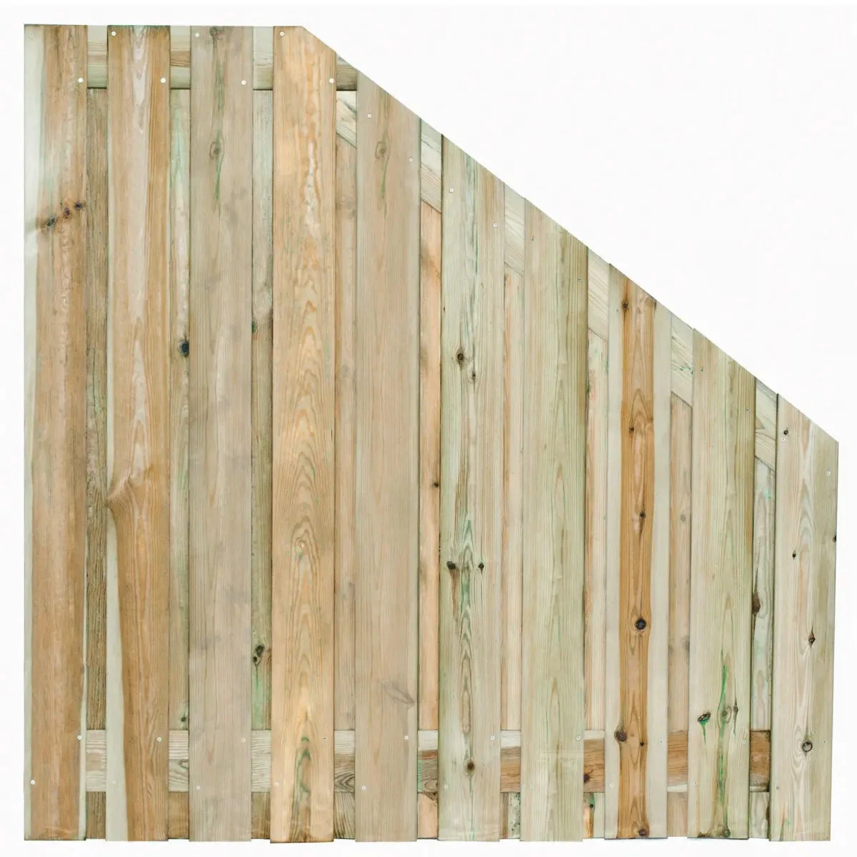 Tuinscherm Breukelen (19+2) Grenen groen geïmpreg.180/90x180 180x180x4.8cm