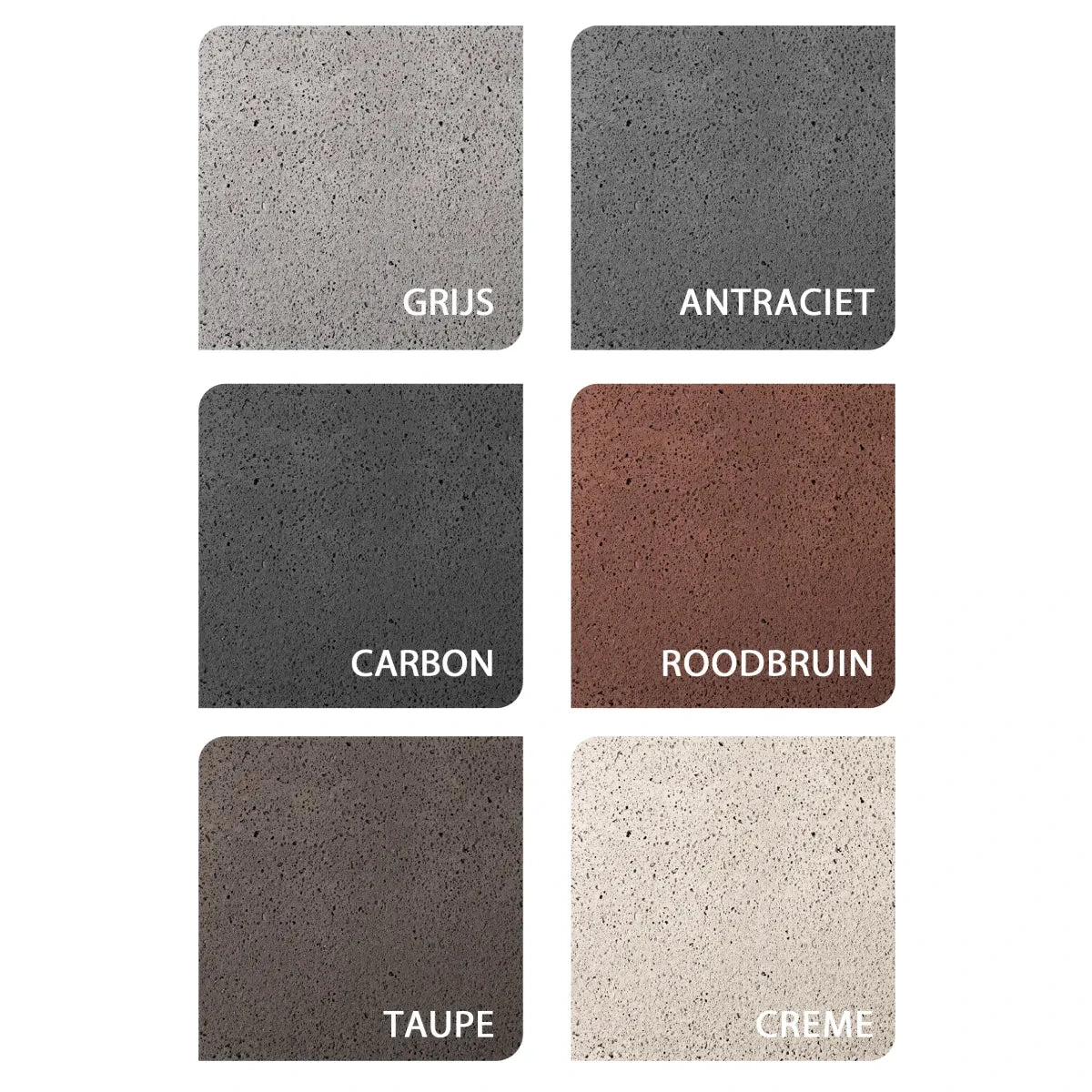 Schellevis Oudhollands Carbon Tegel 100x100x5 100x100x5cm Carbon