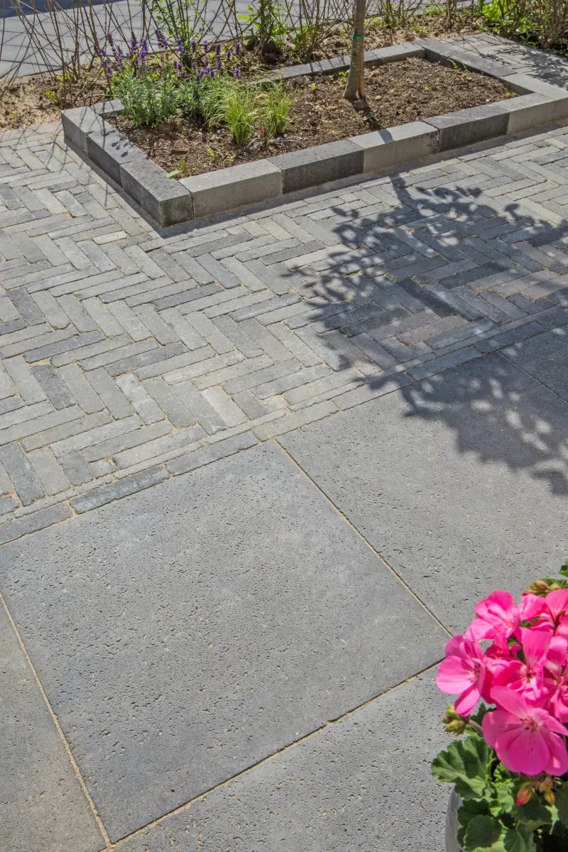 Schellevis Oudhollands Antra Tegel 100x100x5 100x100x5cm Antraciet