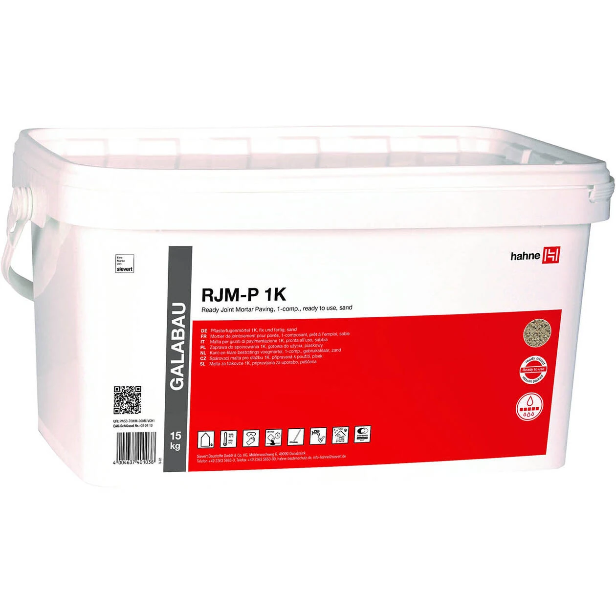 Hahne RJM-P Ready grove voegmortel - Zand