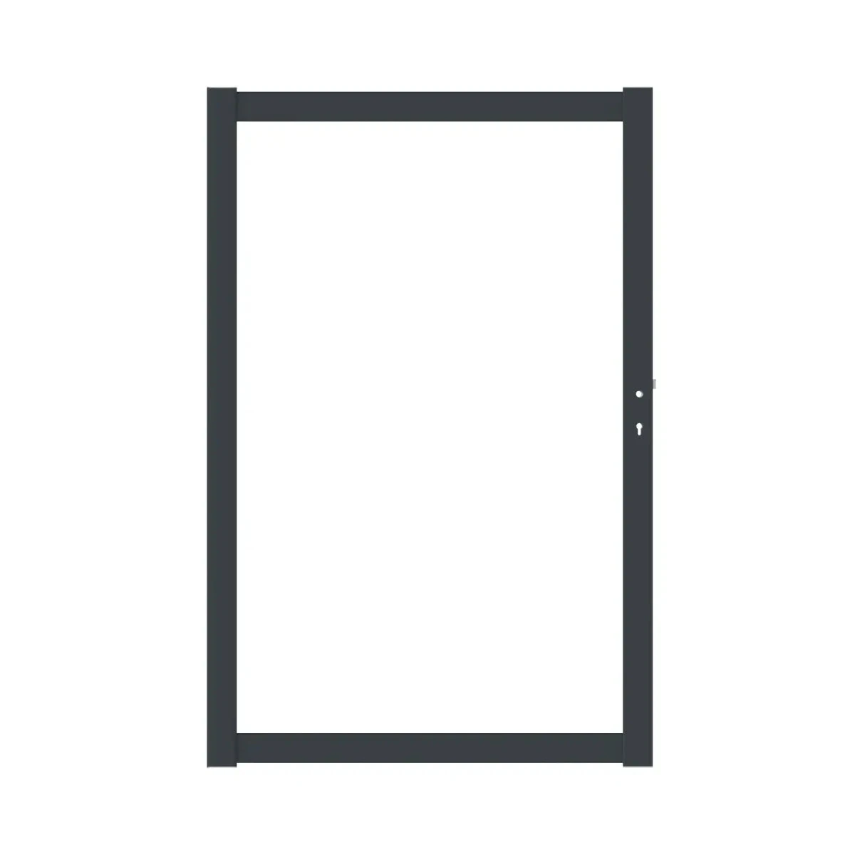 Boston Alu Poortframe 120x183cm RAL7016 incl. insteekslot 120xx183cm