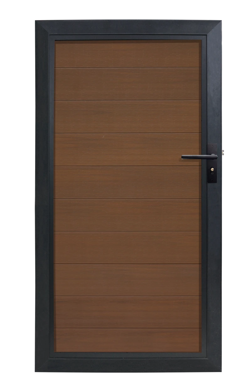 Composiet Tuindeur Walnoot