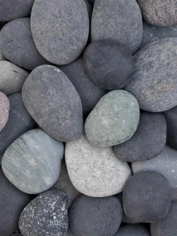 Beach pebbles zwart 16/25mm