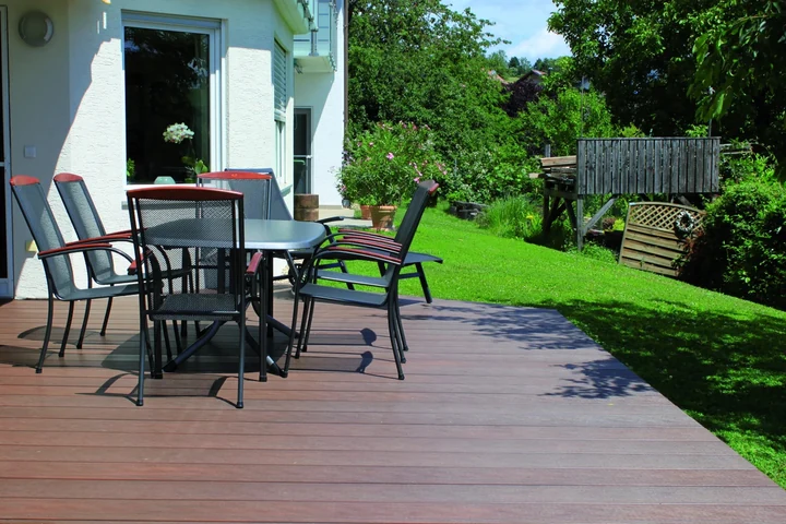 WPC Terrasplank Massief Premium 2,3x21x400cm Ipé 21x2.3x400cm Bruin