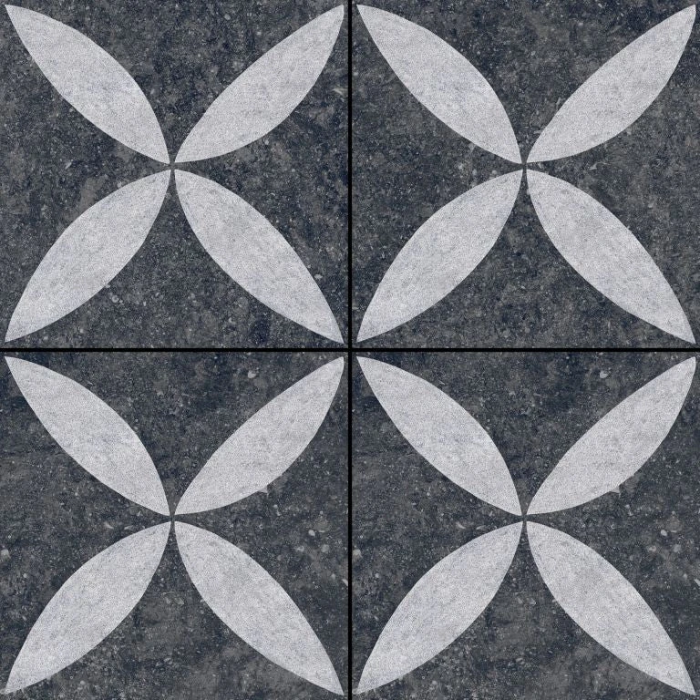 Kera Twice 60x60 Flower bloem Lotus Excluton keramische tegel