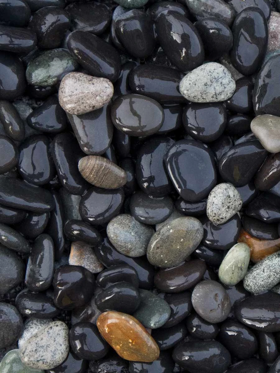 Beach pebbles zwart 8/16mm