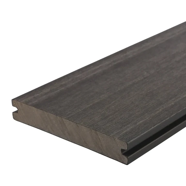 WPC Terrasplank Massief Premium 2,3x13,8x400cm Dark Grey 13.8x2.3x400cm Grijs