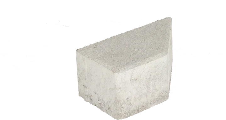Ecotop Base Kepersteen 8cm tbv 21x10,5 normaal facet grijs PL3 17,5x10,5x8cm Grijs