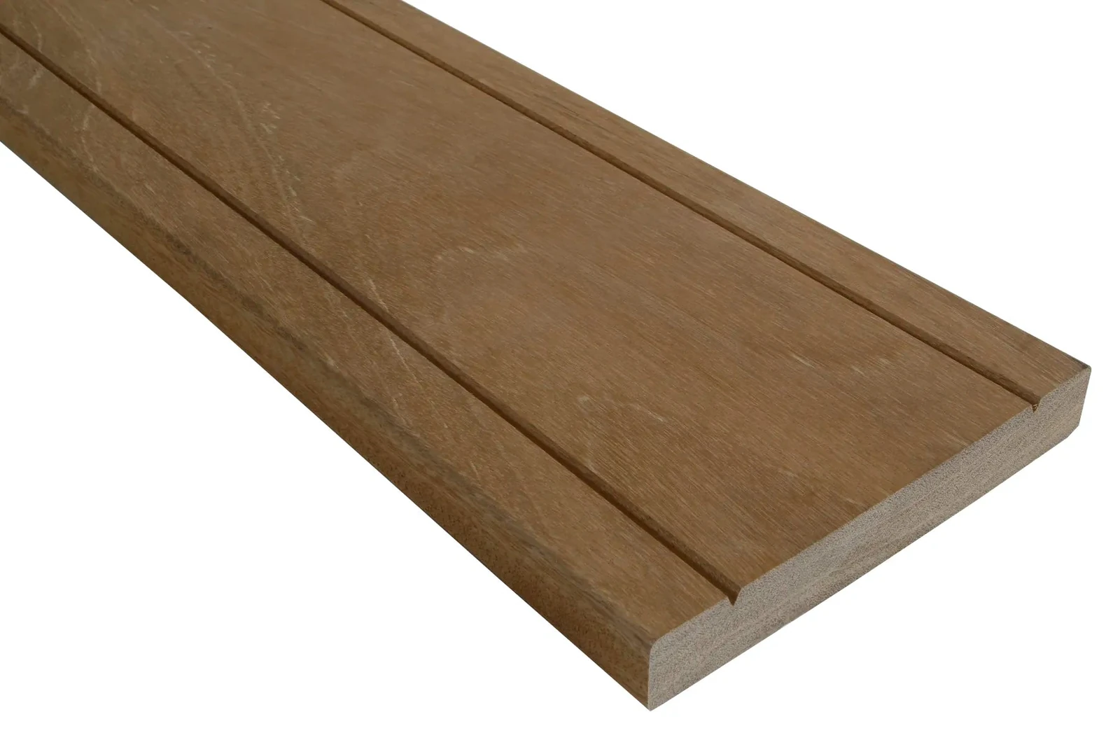 Bangkirai terrasplank v-groeven Premium 2,7x19,0x457cm 19x2.7x457cm