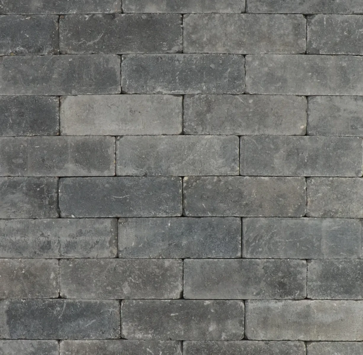 Trommelsteen 21x7x7 grijs/zwart genuanceerd 7x7x21cm