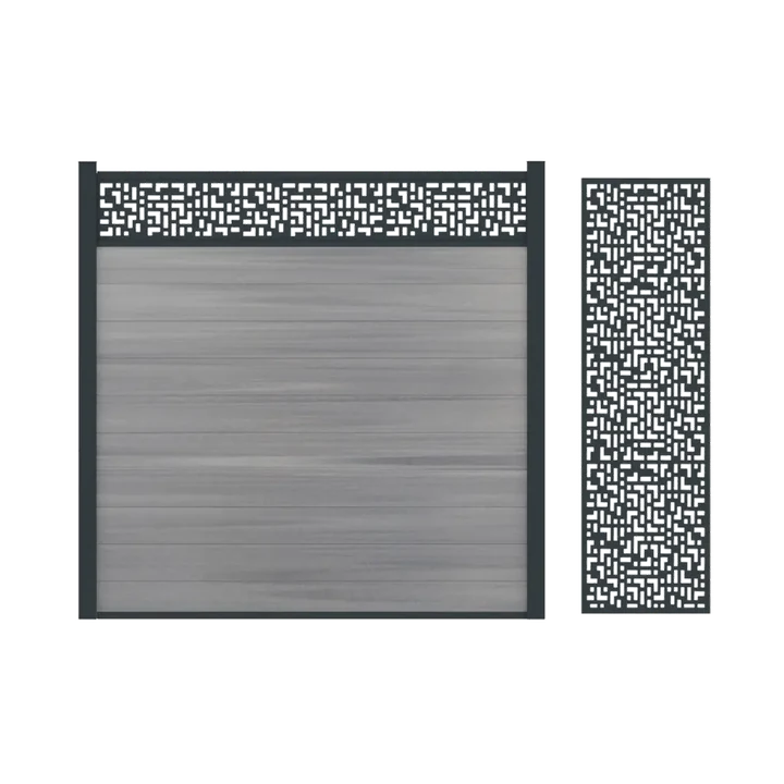 Boston Decopaneel Crios Horizontaal 2x300mm 175cm RAL7016 30x0.2x175cm