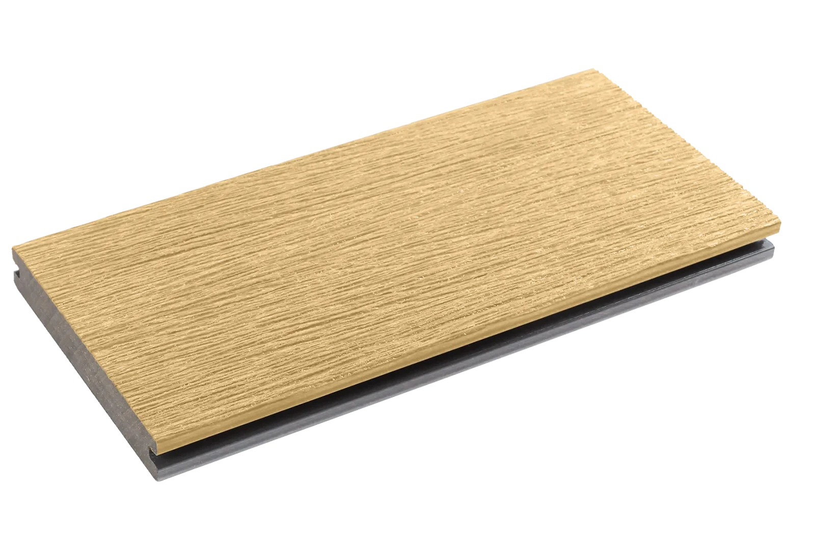WPC Terrasplank Massief Vintage 2,3x13,8x400cm Lunar Grey/Ce 13.8x2.3x400cm Geel, Grijs
