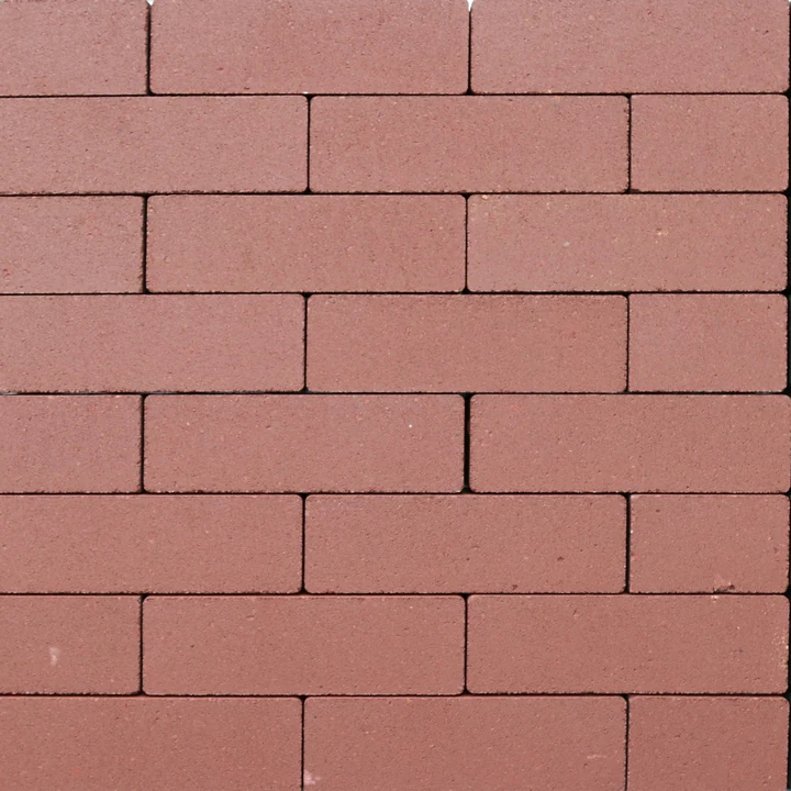 Strackstone Crown GRN+ Dikformaat 21x7x8 vlak wijnrood KOMO PL2 8x7x21cm