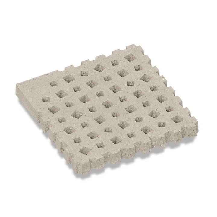 Oud Hollandse tegel Weave 100x100x10 cm Binnenhoek Greige