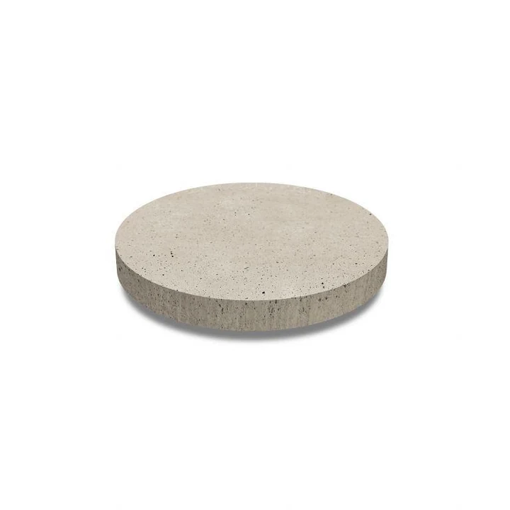 Oud hollandse tegel rond 60x60x7 greige ArtiStone betontegel