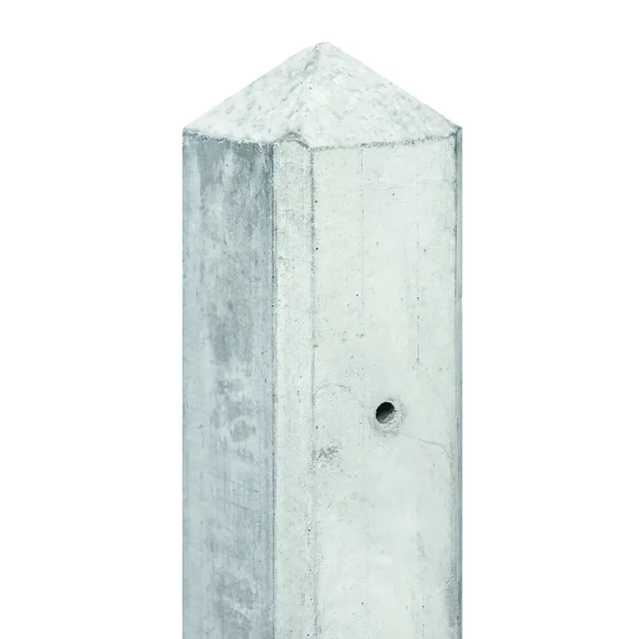 Beton Hoekpaal Punt Wit 280x10x10 (1 plaat) 10x10x280cm