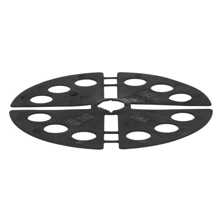 Rubber Verhoging Shim 1mm 0x0xcm Zwart