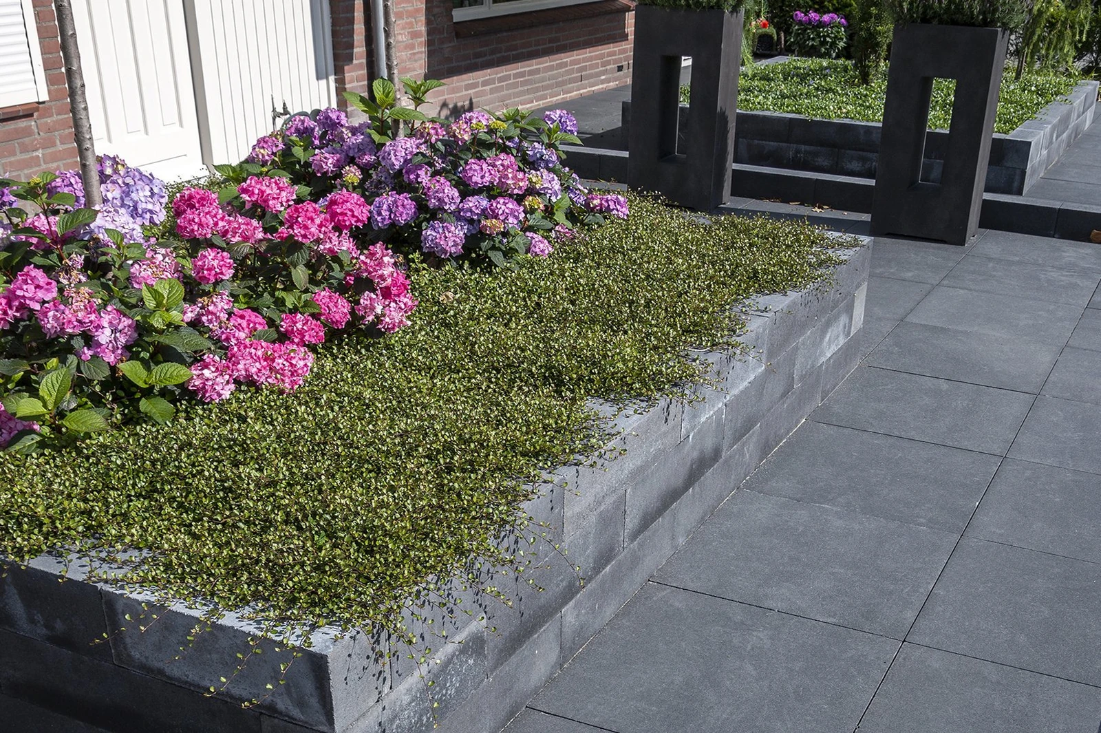 Trottoirtegels Grijs