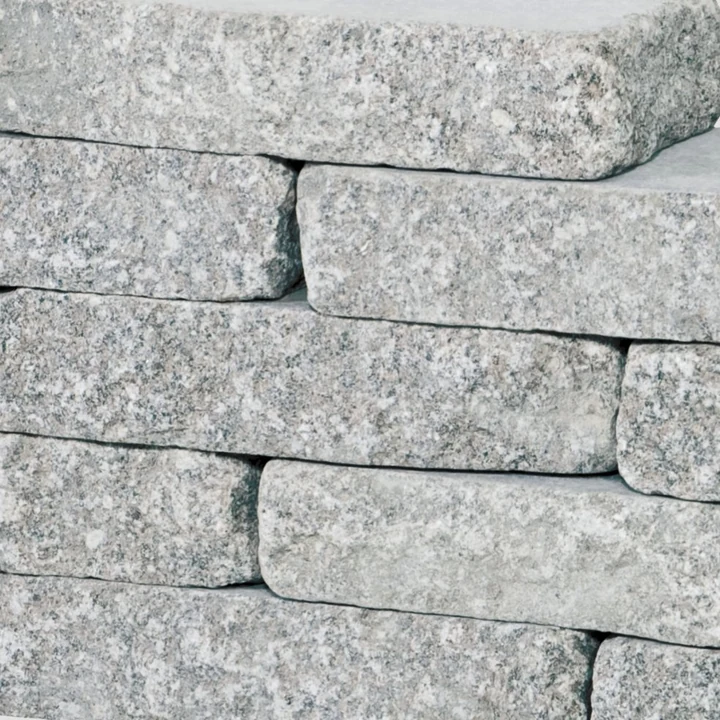 Stapelblokken Graniwall – Grey Rockface