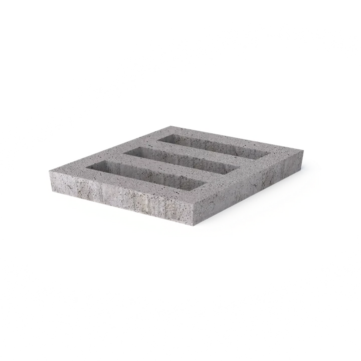 Schellevis Oudhollands Grasbetontegel Open Grijs 60x60x10 60x60x10cm