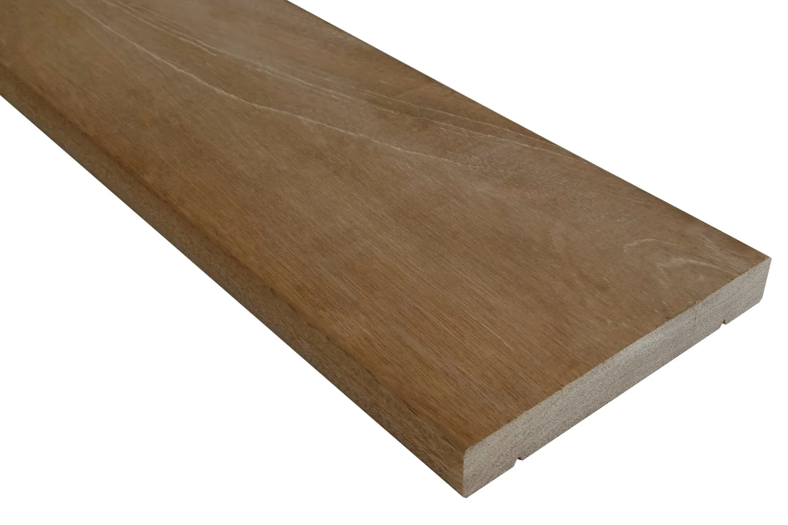 Bangkirai terrasplank v-groeven Premium 2,7x19,0x457cm 19x2.7x457cm Hout
