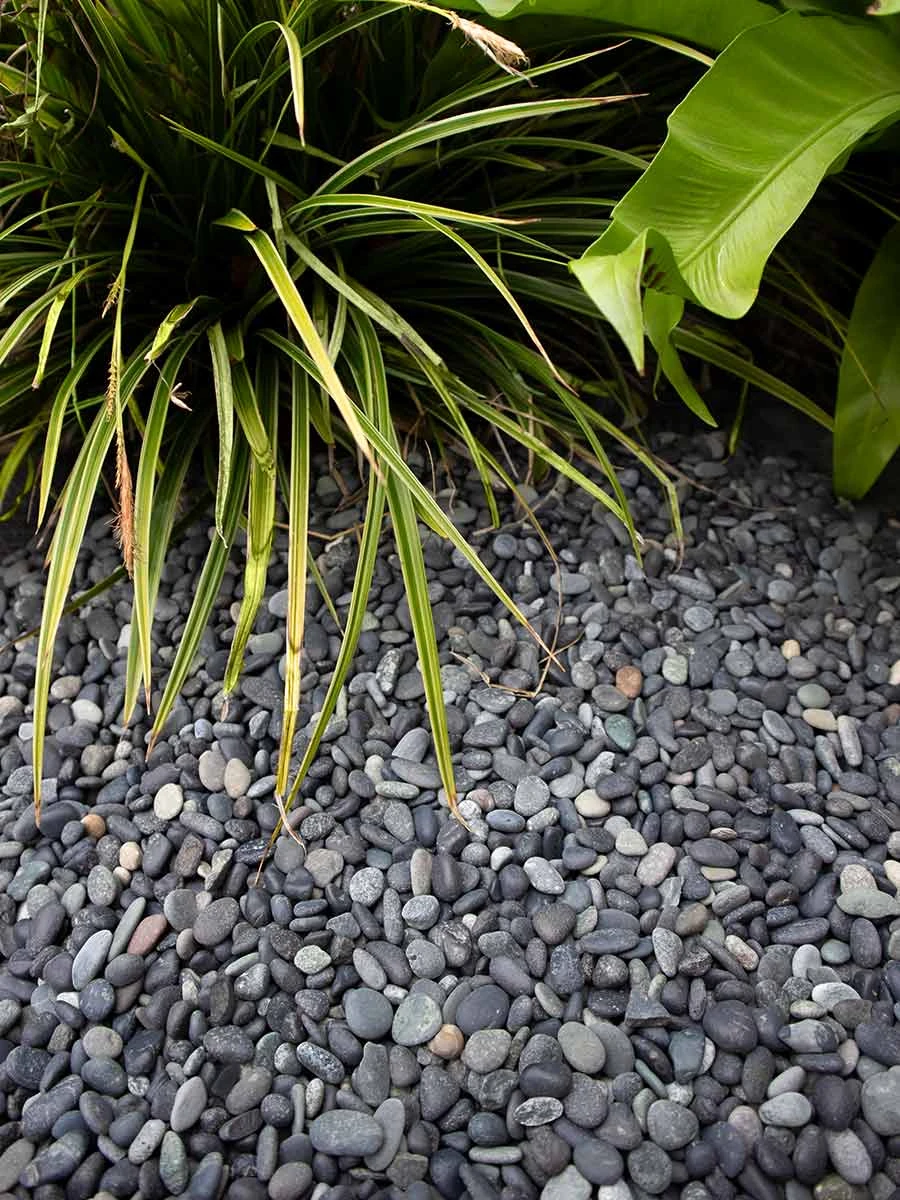 Beach pebbles zwart 8/16mm