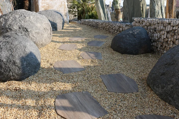 Staptegel Flex Stones Holz Marrone o 42x36x2cm Bruin