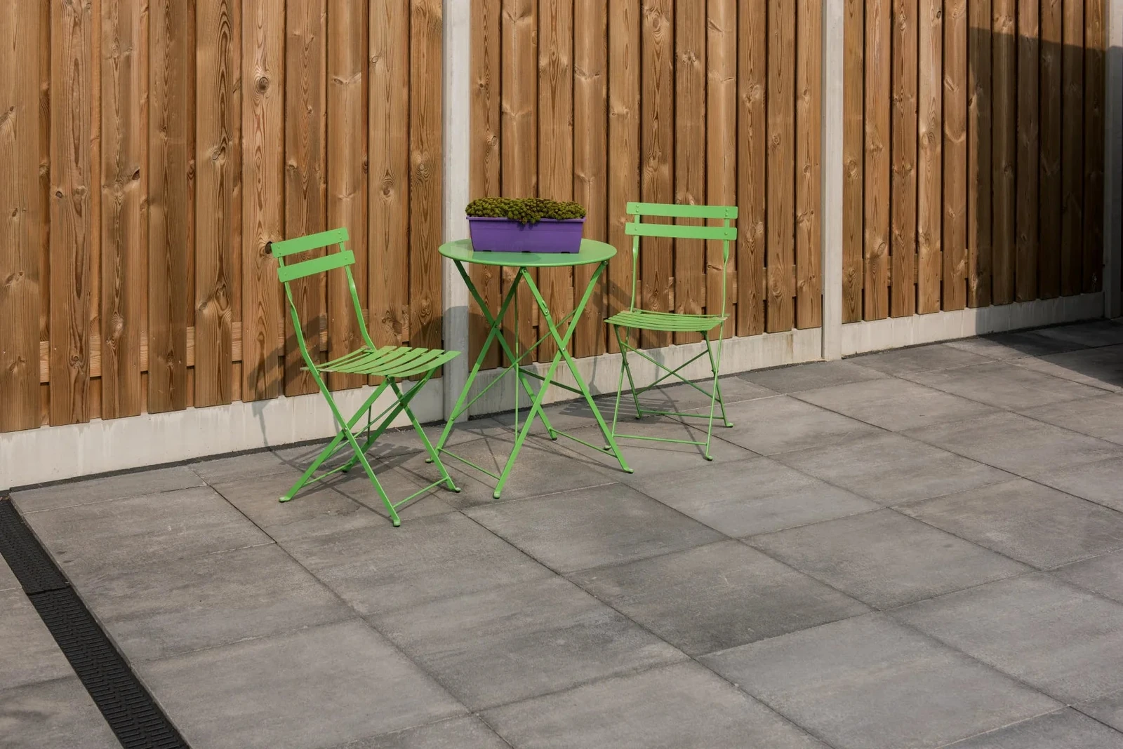 Tremico 6cm Zeeuws bont 60x60x6cm Wit, Zwart