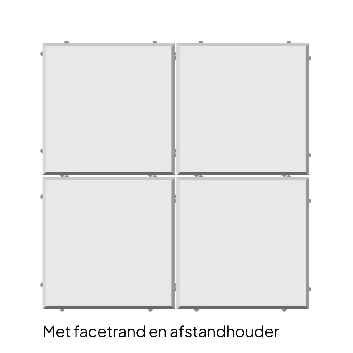 Tremico 6cm 60x30x6cm Antraciet