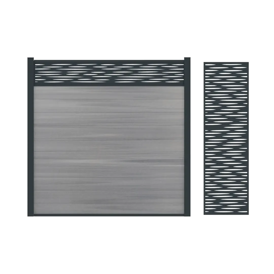 Boston Decopaneel Lamia Horizontaal 2x300mm 175cm RAL7016 30x0.2x175cm