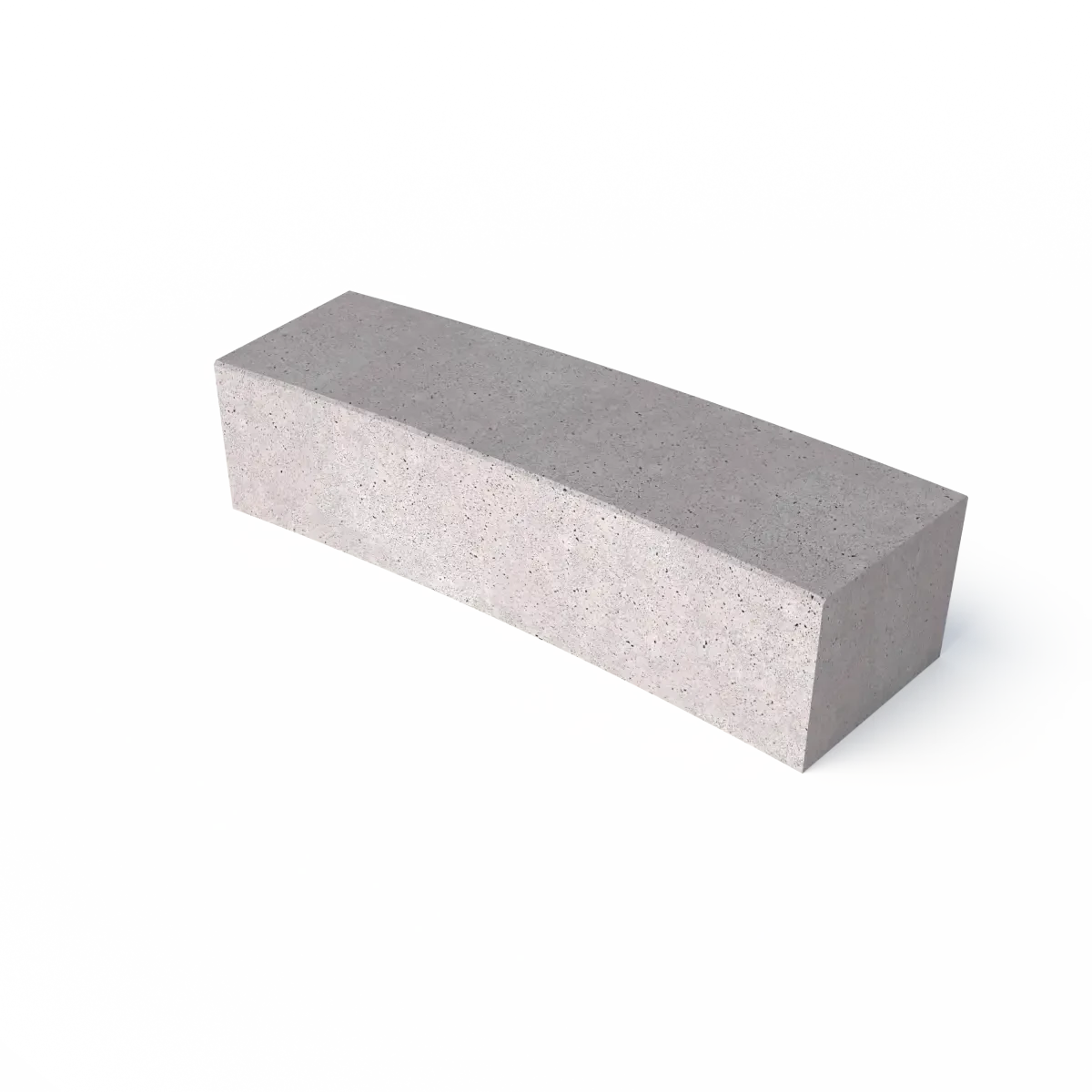 Schellevis Oudhollands Grijs Zitelement Gebogen 200x60x47 200x60x47cm