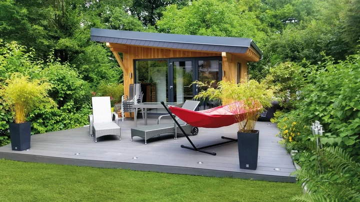 WPC Terrasplank RHK Premium 2,3x13,8x400cm Dark Grey 13.8x2.3x400cm Grijs