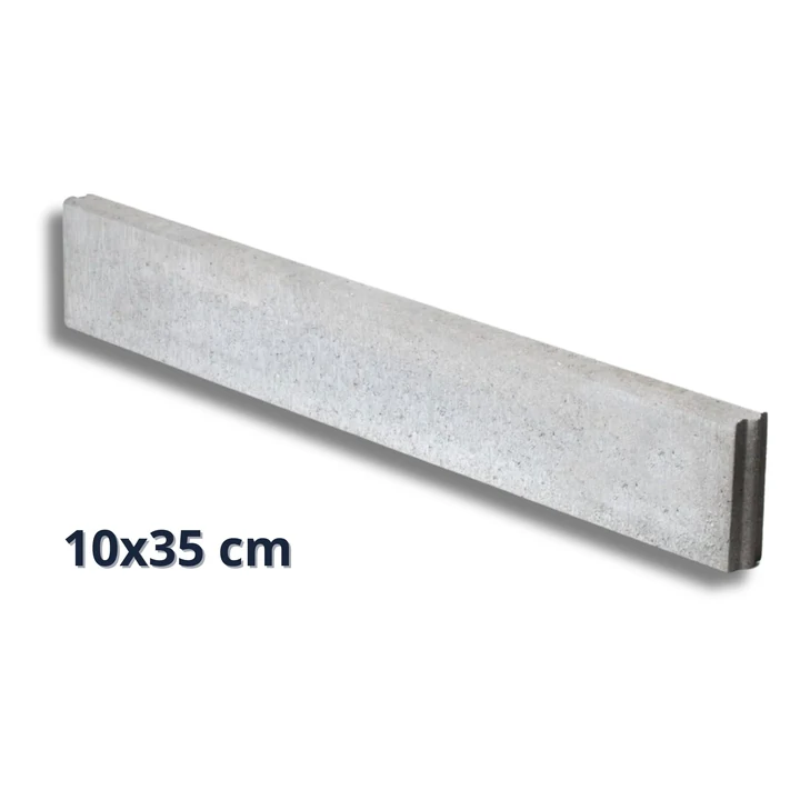 Opsluitband grijs 10x20x100