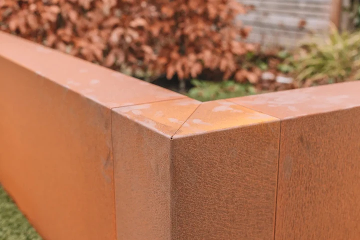 Corten Overzetstuk 12x45x50cm Bruin